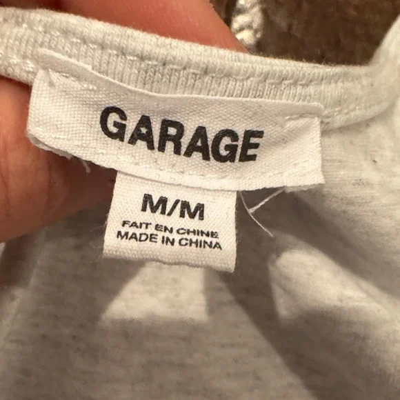 Garage Light Gray Square Neck Tee - Picture 2 of 2